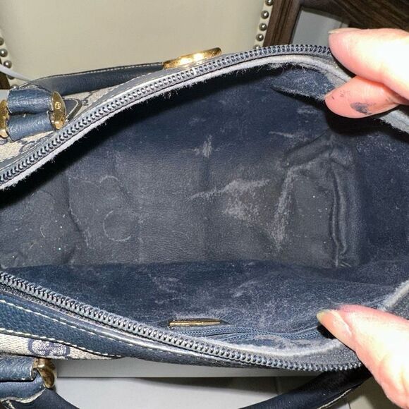 Gucci Ophidia small blue GG Boston bag - Picture 7 of 16